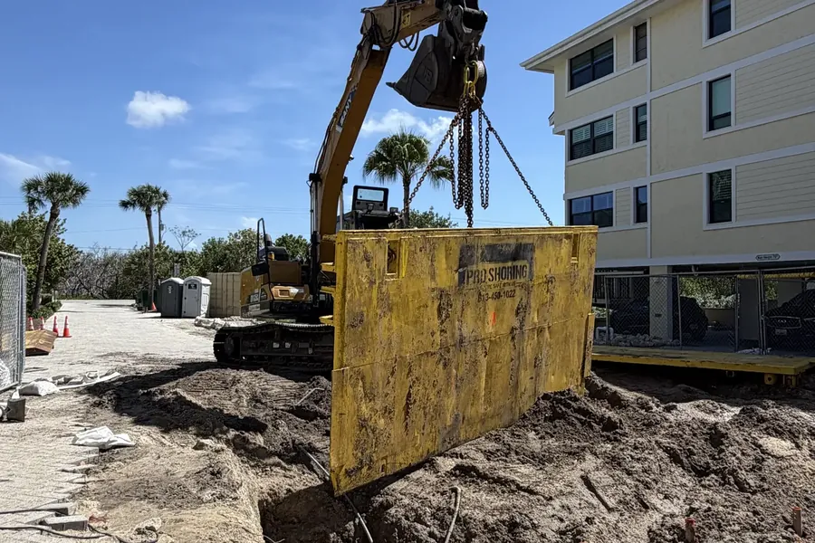 Foundation excavation in Lee County, FL