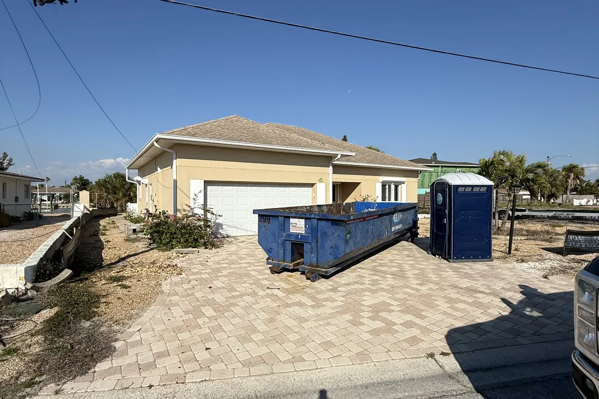 Graded building lot in Cape Coral, FL